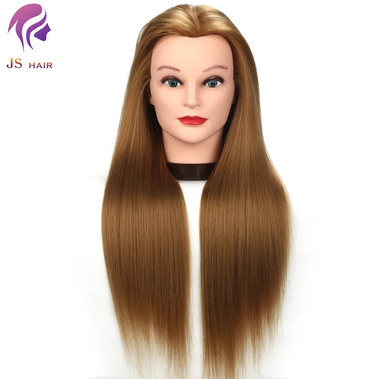 2020 New Beautiful Wholesale Wig Mannequin HeadsLong Hair Hairdressing Salon Training Head Braiding Mannequin