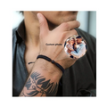 Customized Photo Projection Bracelet Trendy Personalized Stainless Steel Adjustable 100 Language I Love You Couple Bracelets