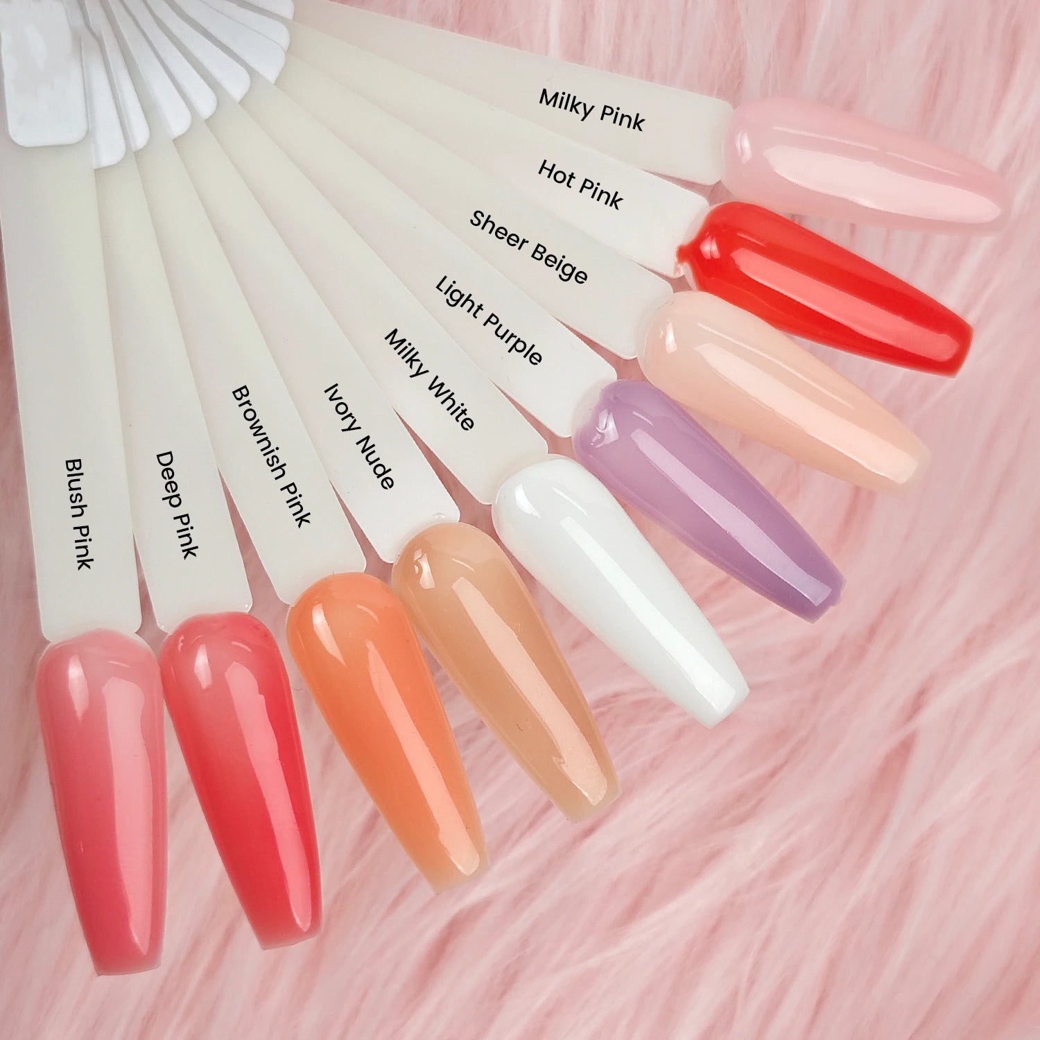 9 Colors Nail Strengthener Rubber Gel Polish Gel Nail Polish in a Bottle for Nail Thickening Extension Hard Structure Glue
