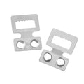 TS-K302 Self-Fixing Picture Hangers 1000 Pack Iron Sawtooth Snap Hook Picture Hooks