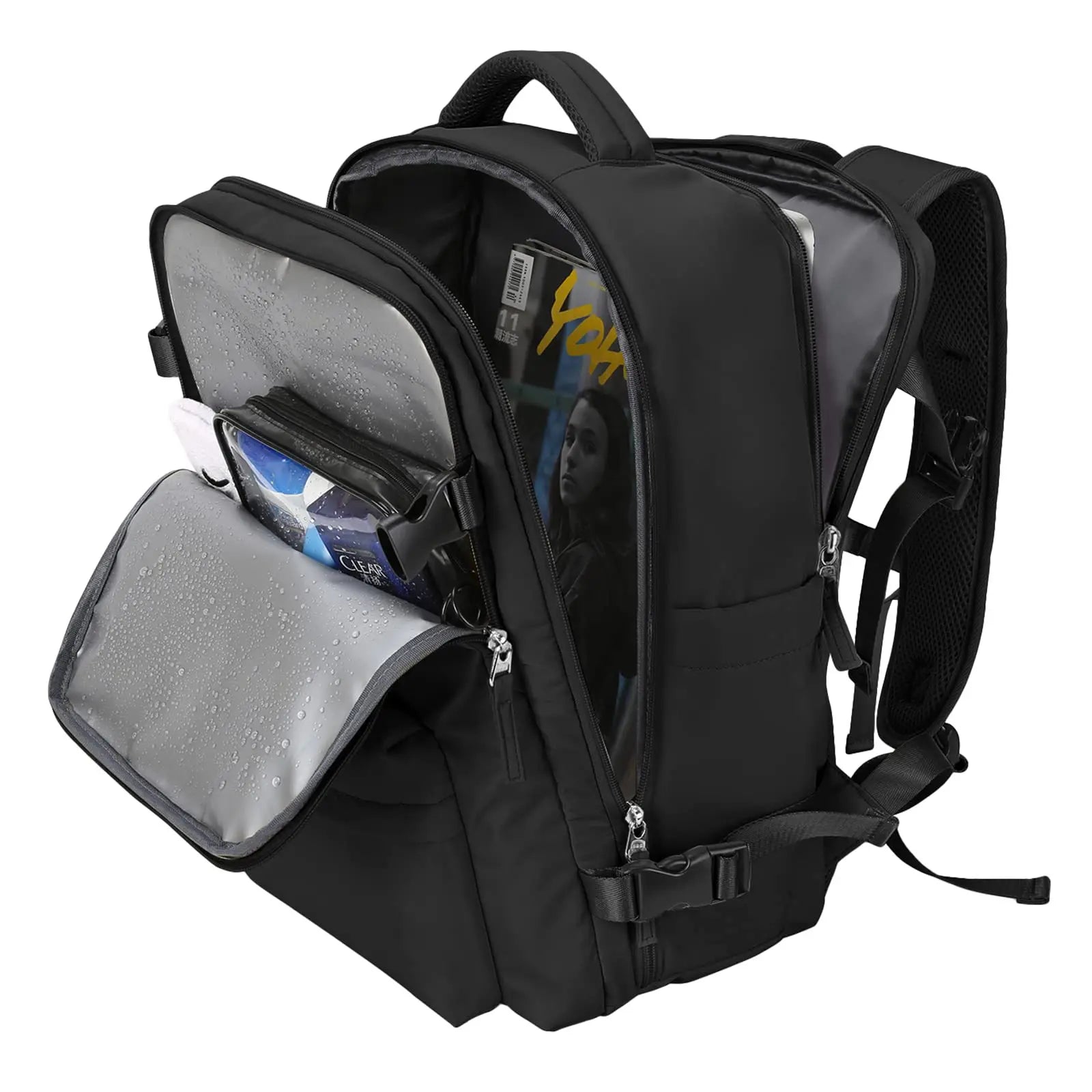 OEM Custom Logo Large Capacity Water Resistant Laptop Backpack Ergonomic Travel Computer Backpack for Wholesale