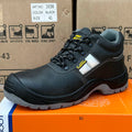LIGHT BEARER JJ036 Men's Leather Safety Shoes Oil Slip Resistant Mining Industrial Construction Boots Zapatos De Seguridad