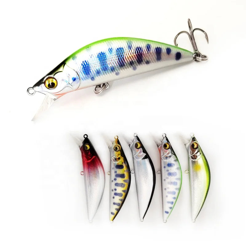 MISTER LURE 4.5g 8g Sea Fishing Bait Sea Bass Pike Swim Bait Sinking Minnow Lure Trolling Bass Fishing Lure