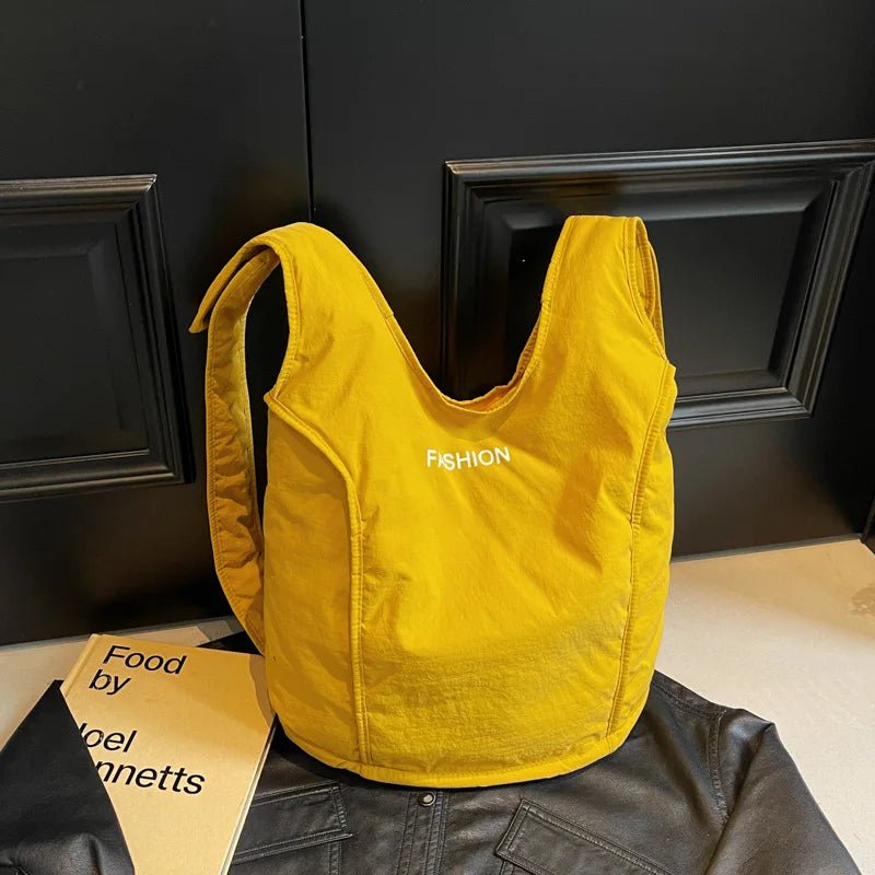 Casual Letter Print Women's Backpack Lightweight Female Travel Double Shoulder Bags Large Capacity Sports Portable Tote Handbags
