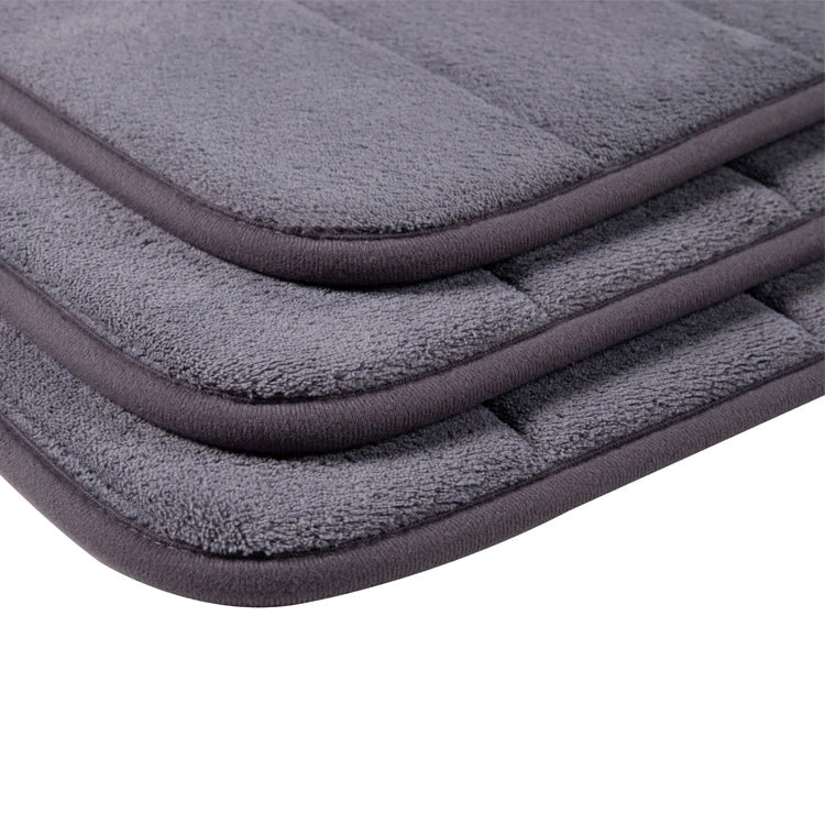 High Quality Solid Pattern Memory Foam Padded Muslim Prayer Mats Islamic Foam Mats