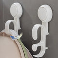TAILI Wall Mounted Eco Friendly Removable Bathroom Storage Rack Vacuum Suction Cup Hanger No Drill Washbasin Basin Holder