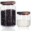 500ml 800ml 1200ml Kitchen Sealed Clear Borosilicate Glass Storage Jars Canisters Airtight Clip-on Lid Fresh-Keeping Daily