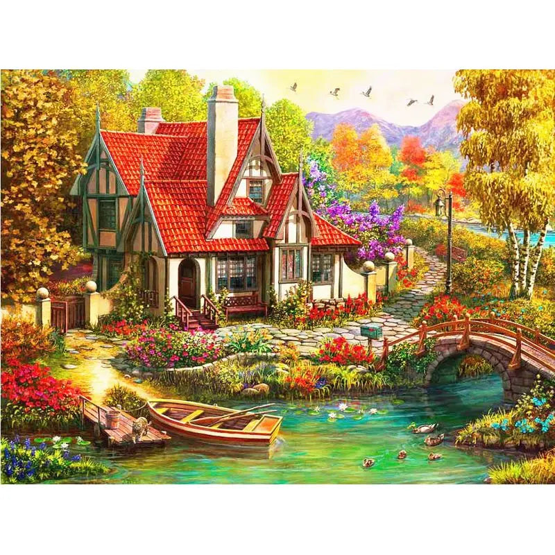 Chenistory 994089 Dropshipping Arts Craft Canvas DIY Oil Painting Kit Home DIY Custom Paint by Numbers for Adults