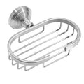 Bathroom Stainless Steel Lavatory Soap Dish Round Shape Soap Holder