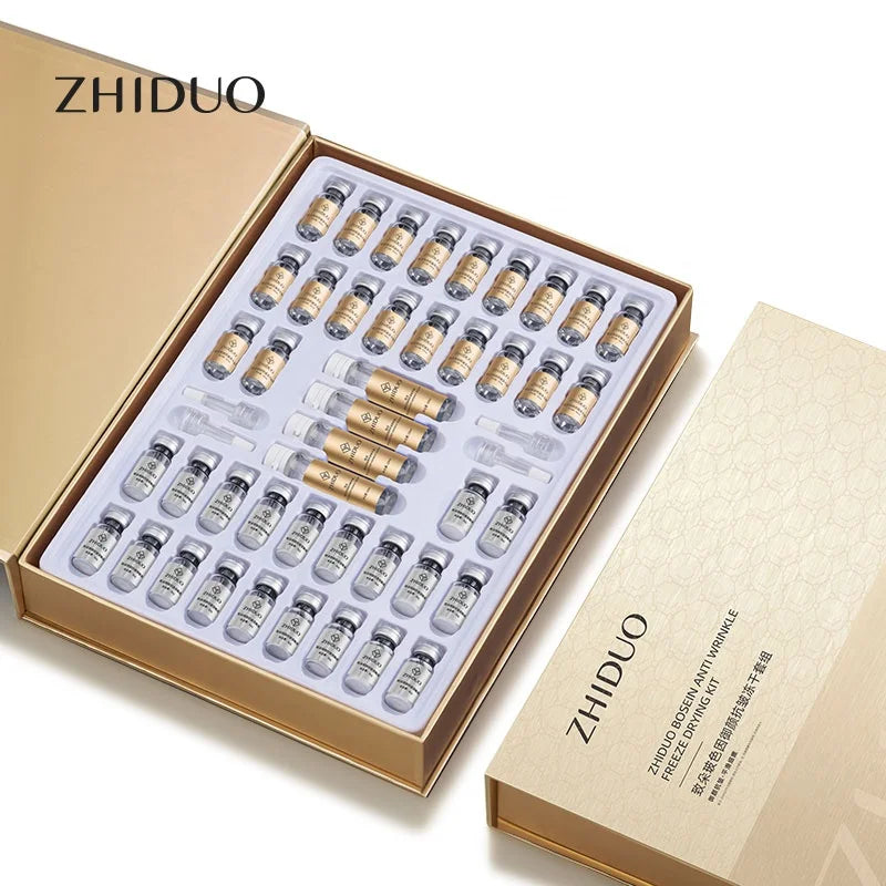 Hot Selling ZHIDUO Private Label Skin Care Skin Whitening Yuyan Anti Wrinkle Freeze Drying Set