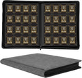 MIO Custom Leather Embossed 1024 Card Binder Printed Pattern Football TCG Pokemone Trading Cards Holder
