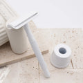 New Arrival Men & Women Shaving Stainless Steel Double Edge Safety Razor with Gold Brass Handle