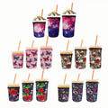 Hot Sale Three Size Iced Coffee Cup Insulator Sleeve for Cold Beverages Neoprene Holder