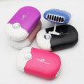 Hot Selling Portable Usb Rechargeable Bladeless Mini Travel Nail Eyelash Fan Dryer