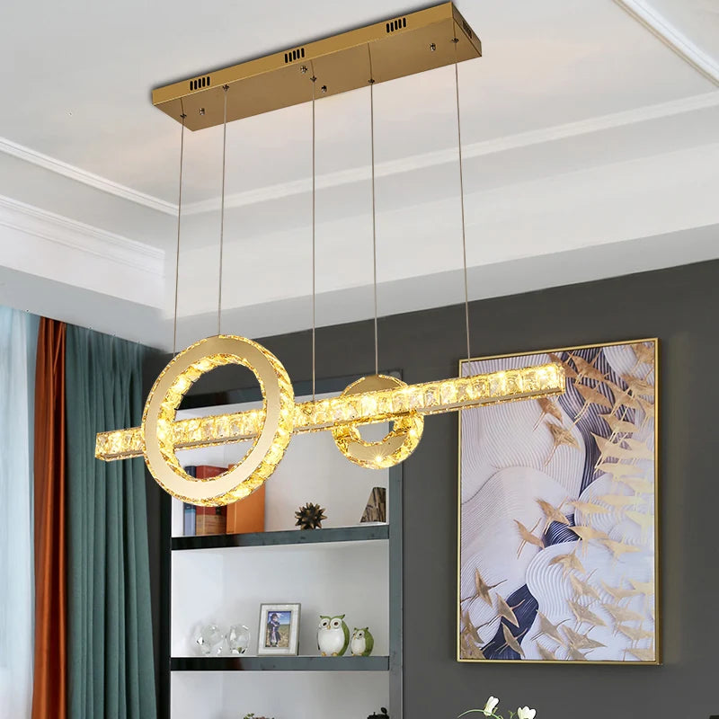 New Modern Lighting Chandelier Luxurious Crystal Pendant Lights Crystal Chandelier for Bedroom Living Room Dining Room