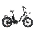 KF9 1000W Motor 48V 10AH Integrated Battery 20 Inch Fat Tire Folding City Electric Bicycle with Pedals E-Bikes