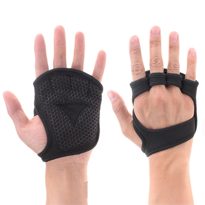 ST-1#Neoprene Palm Support Weight Lifting Gloves with Straps Gym Gloves for Weightlifting and Cycling
