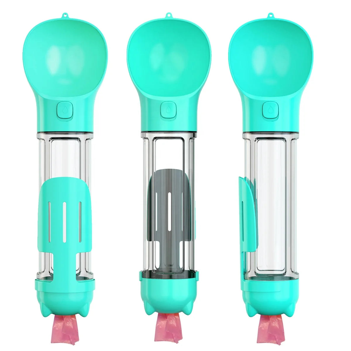 Portable Puppy Water Dispenser with Food Container Food Grade Water Bottle Leak Proof Pet Dog Travel Water Bottle