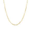 14k Gold Filled Waterproof Stainless Steel Large Custom Chain Link Necklace Minimalist Trendy Paper Clip Choker Necklace