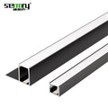 Aluminium Led Lighting Profile Alloy Tile Cover Strips Decor Wall Trim Decorative Edge Profile