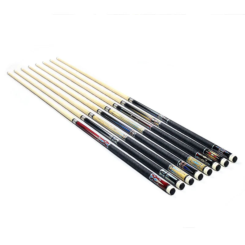 Superior Quality Hand Made Canada Maple Wood 58inch 2-pc Billiard Nine-ball Pool Cue Sticks