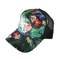 Sublimation Best Quality Private Label Character 5-Panel Trucker Hats Wholesale Unisex 100% Cotton Floral Pattern Embroidery Cap