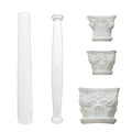 RF Hot Selling Rome Column Silicone and Fiberglass Mold for Gypsum Cement Casting for Interior Decoration