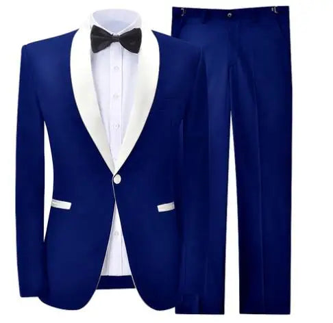 2025 Costume Homme Boutique Business Interview Professional Suit Trousers Men Suits Groomsmen Blazers Jacket Pants 2 Pcs Tuxedo