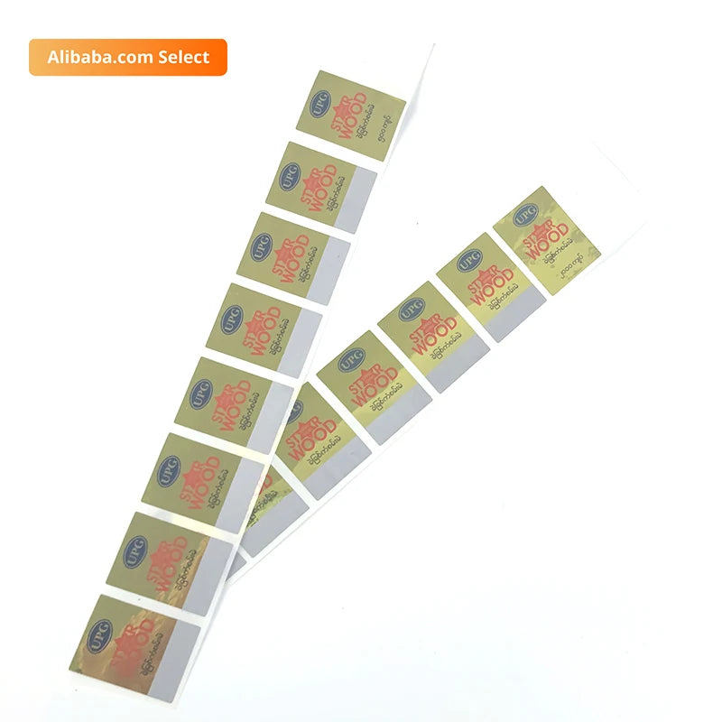 Custom Hologram Void Self-Adhesive PVC Scratch off Tamper Evident Warranty Stickers for Promotion Grocery & Supermarket Use