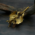 New Style Fashion Stainless Steel Pvd Gold Plated Angel Pendant Necklaces Men's Jewelry Gift Metal Chain Necklaces