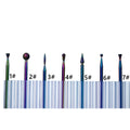 Rainbow Color Diamond Nail Drill Bit Manicure Scissors Product