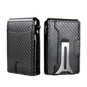 Premium Metal Card Holder RFID Protection Ultra Slim Design for Commutes Men & Women