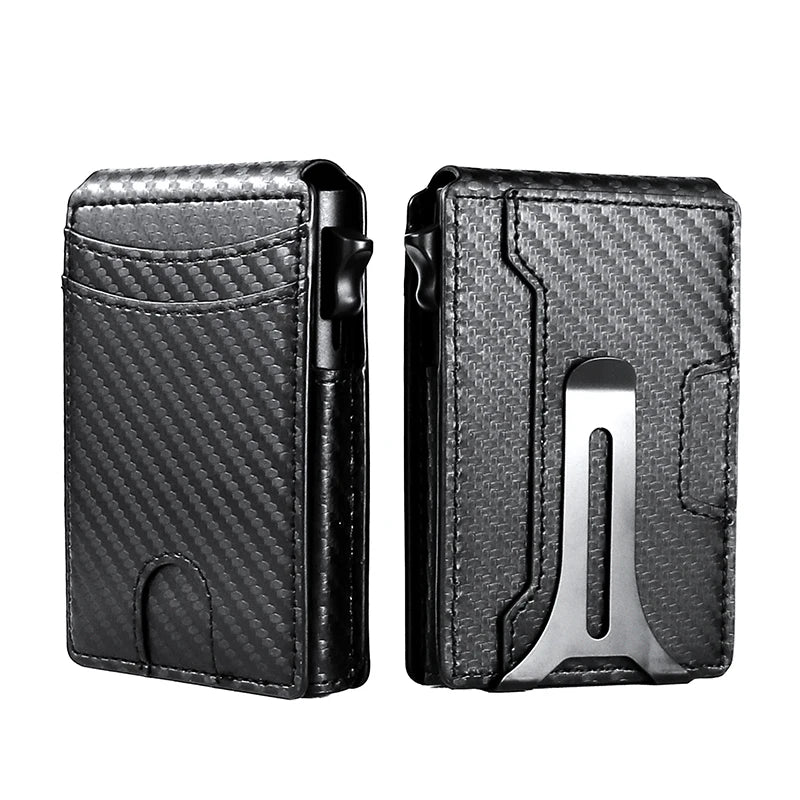 Premium Metal Card Holder RFID Protection Ultra Slim Design for Commutes Men & Women