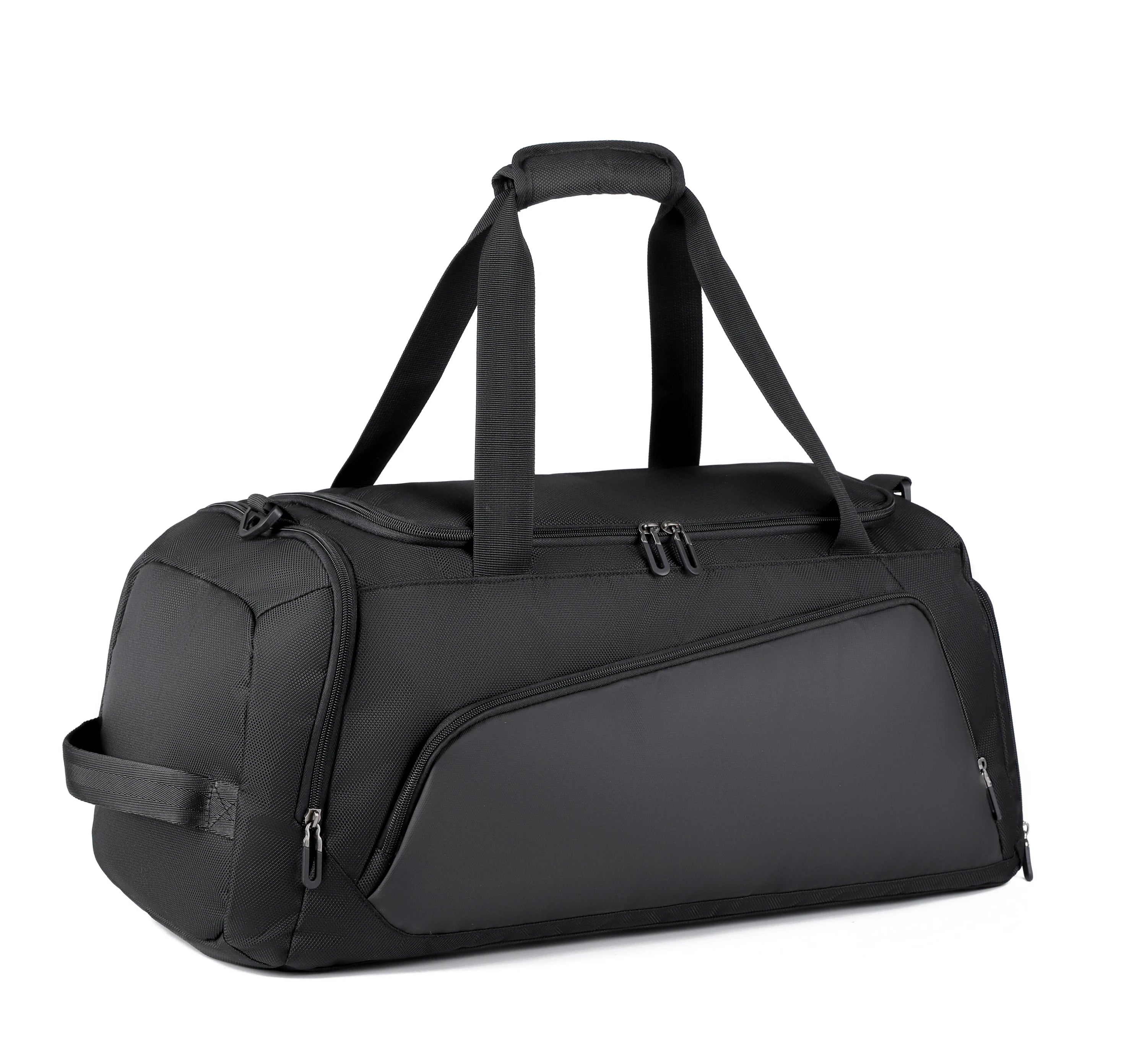 Custom Sports Gym Duffel Bag Large Capacity Lightweight Waterproof Travel Luggage Duffle Tote Bag With Shoe Compartment