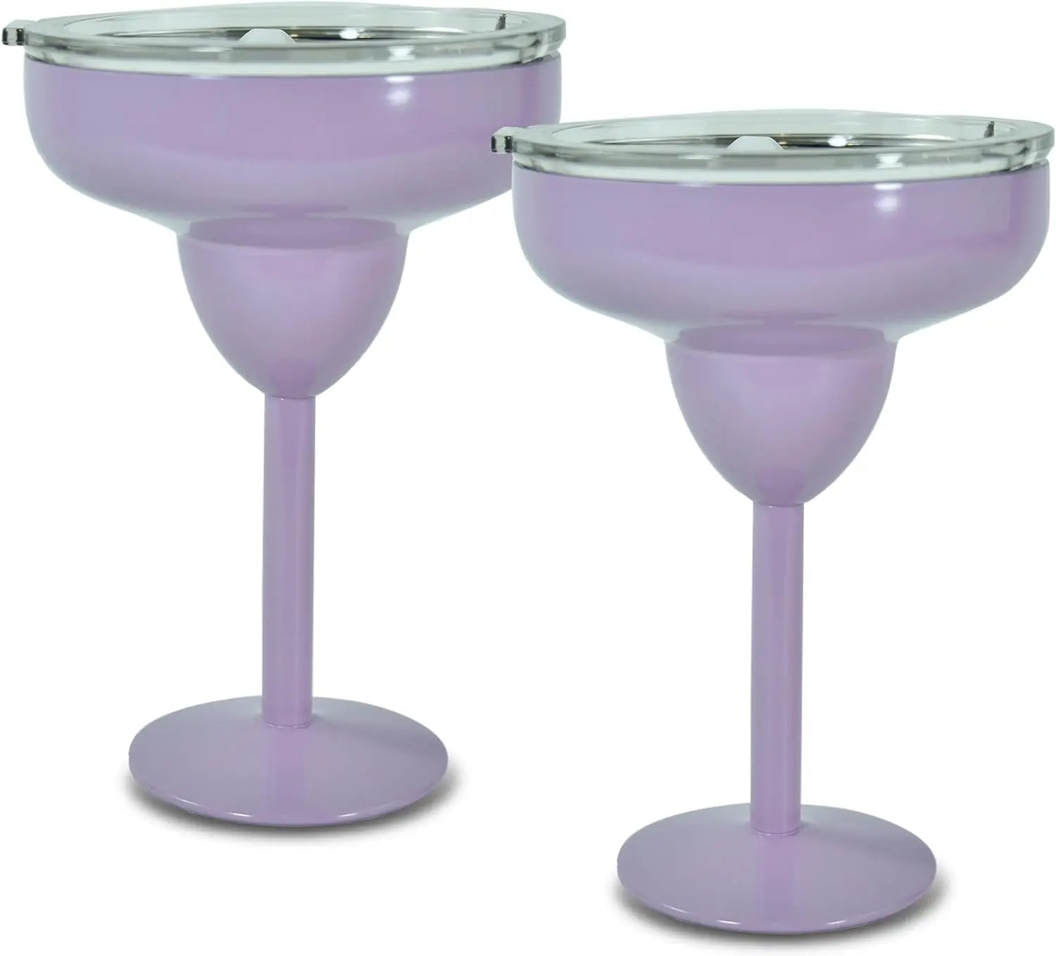 Stainless Steel Tumbler with Lid 10oz Insulated Martini Glasses Double Wall Insulated Cocktail Tumbler Wine Glasses for Party