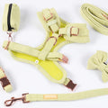 OKEYPETS Wholesale Name Brand Dog Collars and Leashes Set Pet Accessories Personalized Corduroy Dog Harness