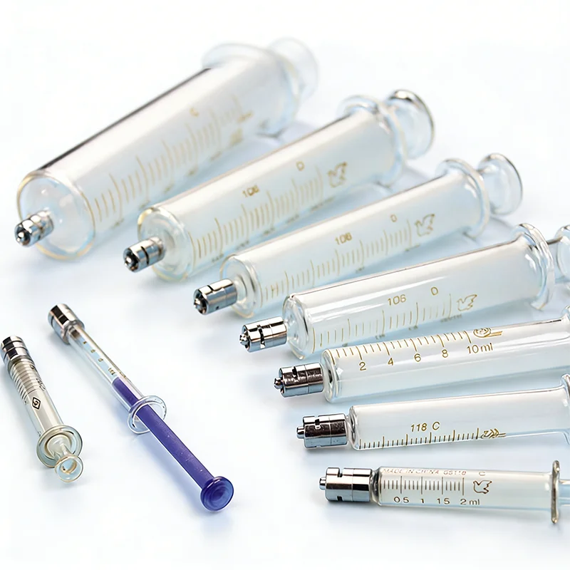 1-2-5-10-20-30-50-100ml Glass Luer Syringe Injector