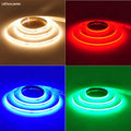 Ultra-Thin Less 2mm FCOB Flexible LED Strip 352/448/512 LEDs/m Dimmable COB LED Strip Red/Green/Blue/Yellow/WW/CW Copper Body