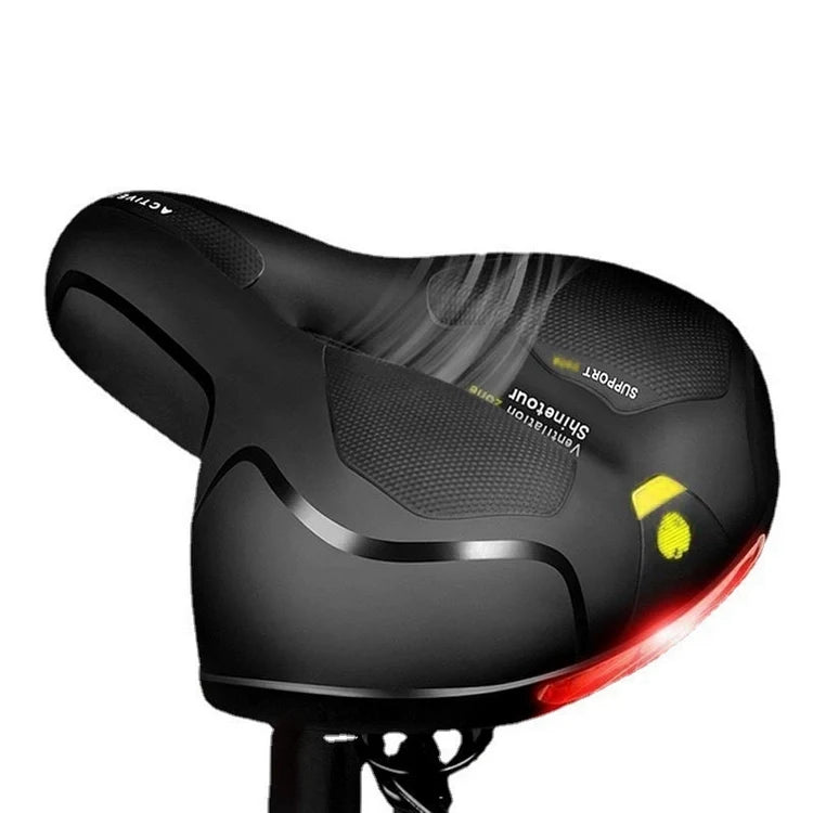 Bike Seat Comfortable Breathable Bicycle Saddle Cushion Water-Resistant with Dual Shock Absorbing for MTB Mountain Road Bike