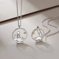 Fashion Couple Prince Little Fox Pendant Necklace Personality Necklace Valentine's Day Anniversary Gift Jewelry