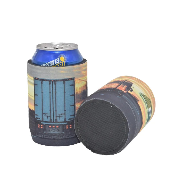 Wholesale Collapsible Beer Koozies for Home Travel with Anti-slip Base and Eco-friendly