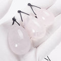DIY Wholesale Undrilled Yoni Eggs Crystal Rose Quartz Jade Yoni Eggs Box