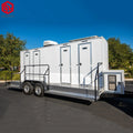 Luxury Eco-friendly Customizable Versatile Portable Restroom Trailer Toilet Case Cabin Portable Mobile Toilet Trailer