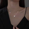 Wholesale 925 Silver Necklace Jewelry Women Sterling Silver butterfly Necklace 18K Gold Plated Chain Necklace Women
