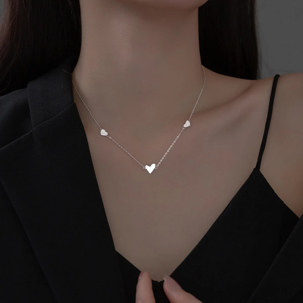 Wholesale 925 Silver Necklace Jewelry Women Sterling Silver butterfly Necklace 18K Gold Plated Chain Necklace Women