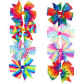 Swiyi Girls Hair Accessories Grosgrain Hair Ribbon Bow Alligator Clips Dovetail Hair Bows Fashion Fine Workmanship for Styling