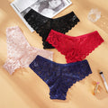 Interiores De Mujer Lady Panties Women's Underwear Low-rise Sexy See Through Lace Briefs Underwear Colorful Sexy String
