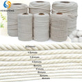 Custom Macrame Cord 100% Cotton 1-20mm Sizes Eco-Friendly High Tenacity for Bags Garments Shoes Home Textile Luxury Style