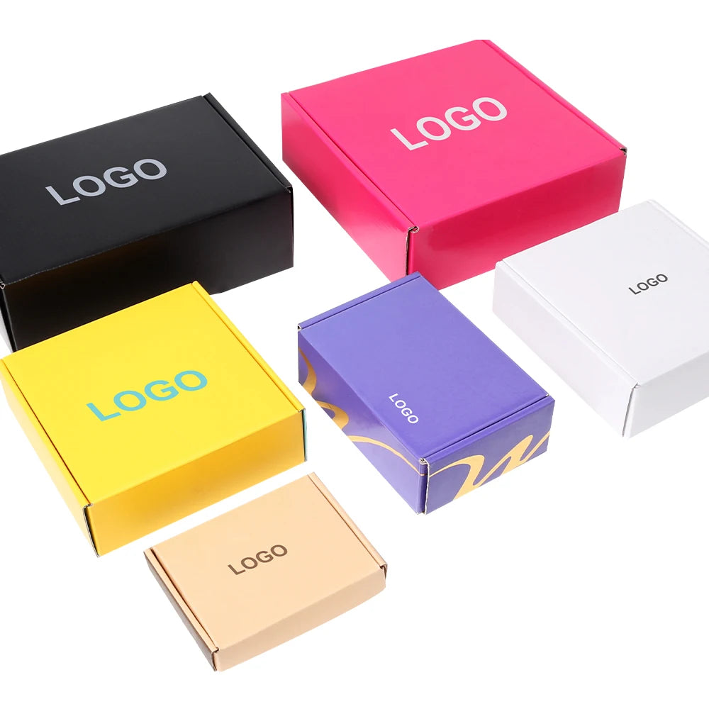 Free Design Cheap Corrugated Box Custom Eco-friendly Paper Box Packaging Mailing Box for Shipping with Colourful Printing