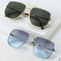 Sparloo 10772 Big Metal pilot Custom logo Oversized Sunglasses for Men
